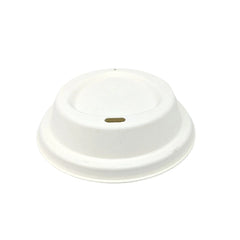 80mm Greenspirit Bagasse Hot Cup Lid Plastic Free (20x50)