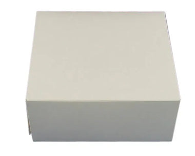 6 x 6 x 3" White Folding Cake Box (250)