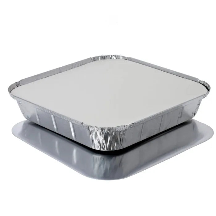 9 x 9 Foil Container & Lid Combo (10×25)