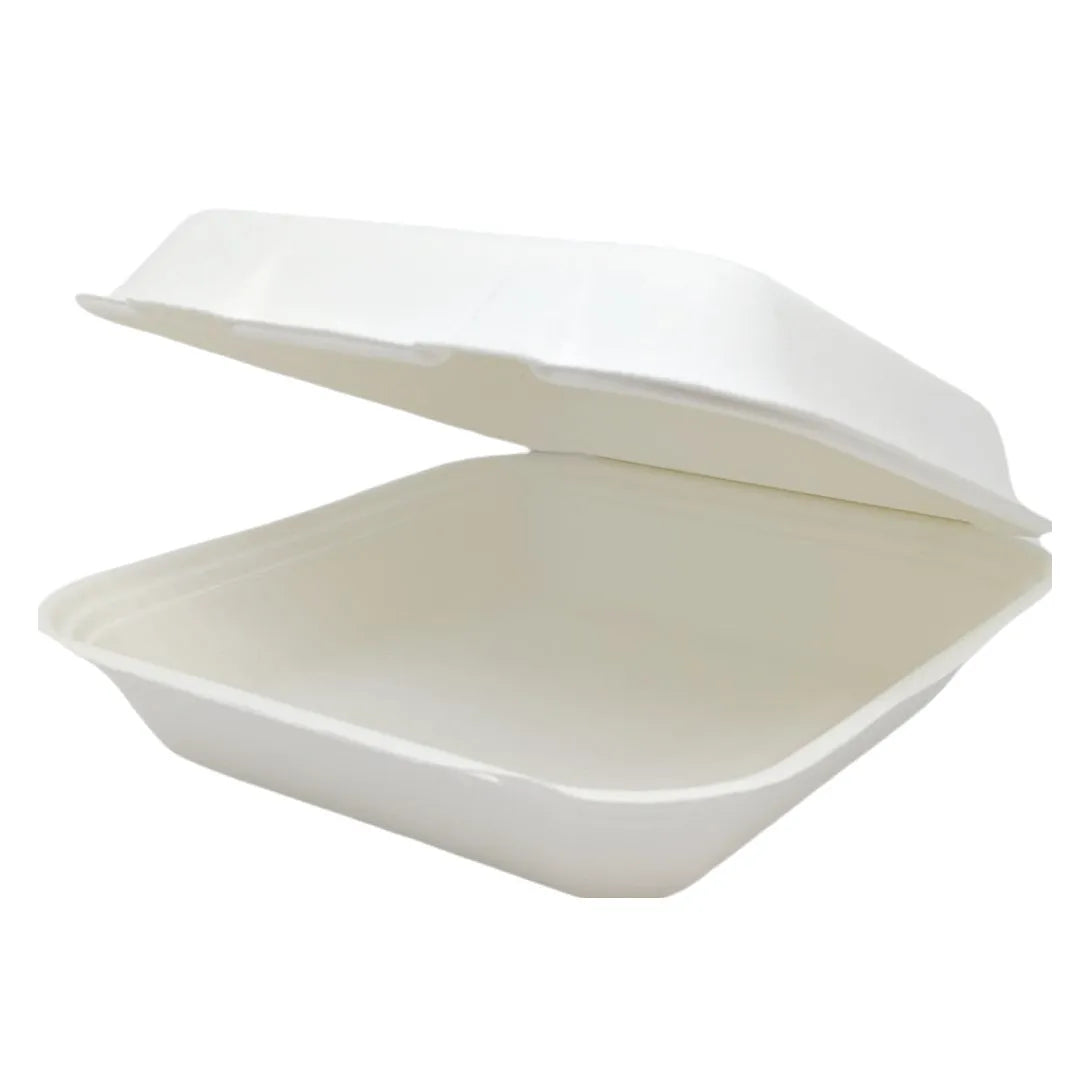 8" Bagasse Meal Box (5x50)