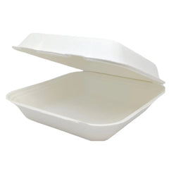 8" Bagasse Meal Box (5x50)