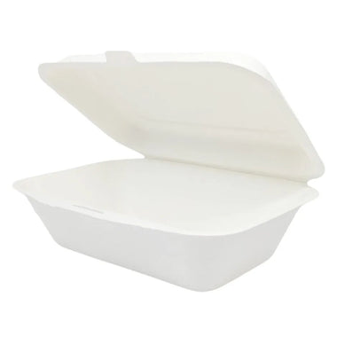 7"x5" Bagasse Small Rectangular Meal Box (12x50)