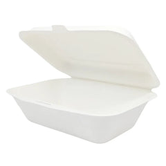 7"x5" Bagasse Small Rectangular Meal Box (12x50)