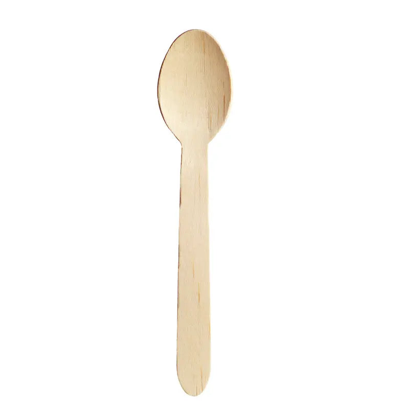 Greenspirit Wooden Dessert Spoon 160mm (10×100)