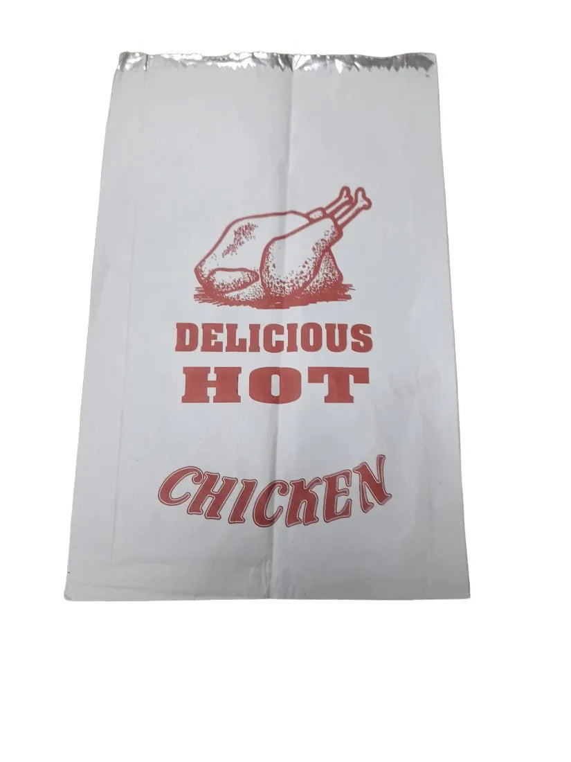 200x250x360mm Large Foil Chicken Bags (500)