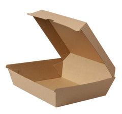 #12  Kraft Corrugated Clam Shell - Menu Box (HP4) (3x50)