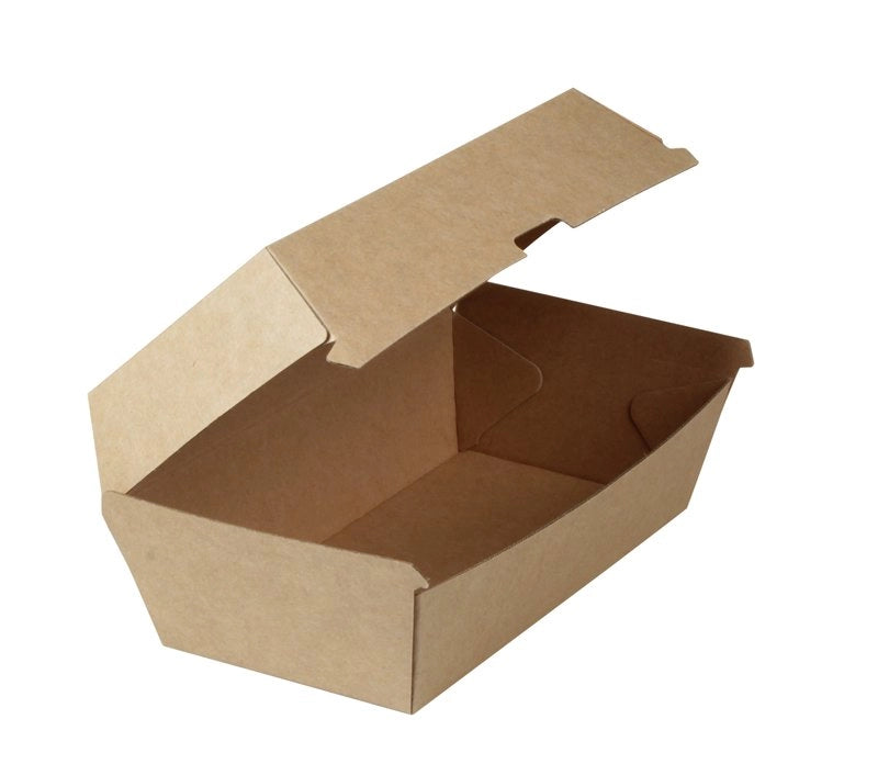 #9 Corrugated Clam Shell-Small Lunch box (HP2, KP9) (4x50) Eco Friendly