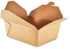 Kraft Bio Take away boxes 6x50