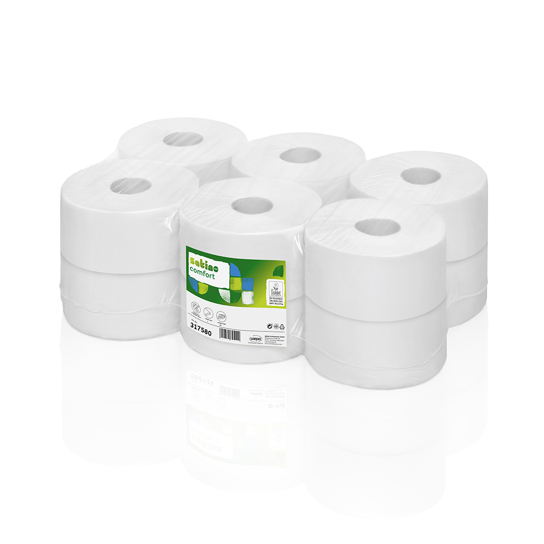2ply Wepa Comfort 180m Centerfeed Toilet Roll Eco (12 per case)