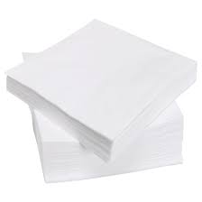 40cm 2ply 4fold White napkin (20x100's)